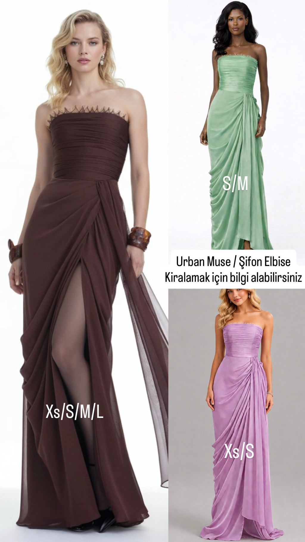 Urban Muse Şifon Elbise