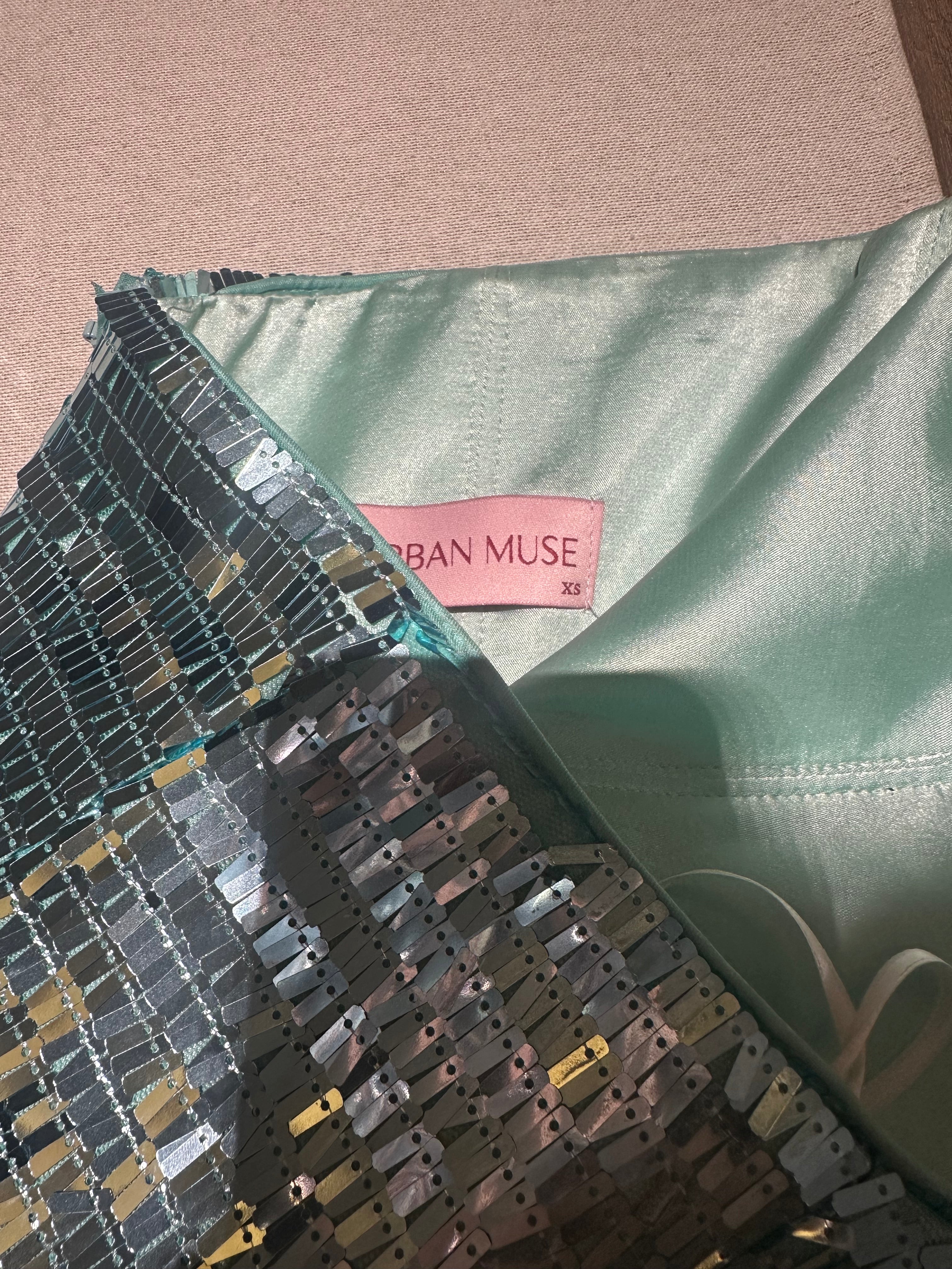 Urban Muse midi payet elbise