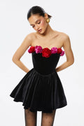 New Arrivals Siyah mini elbise