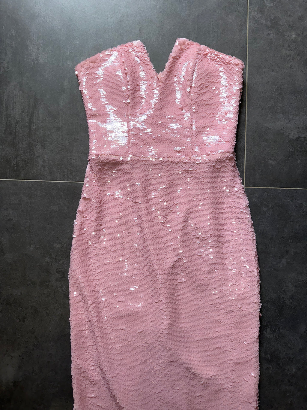 Urban Muse pembe Payet elbise