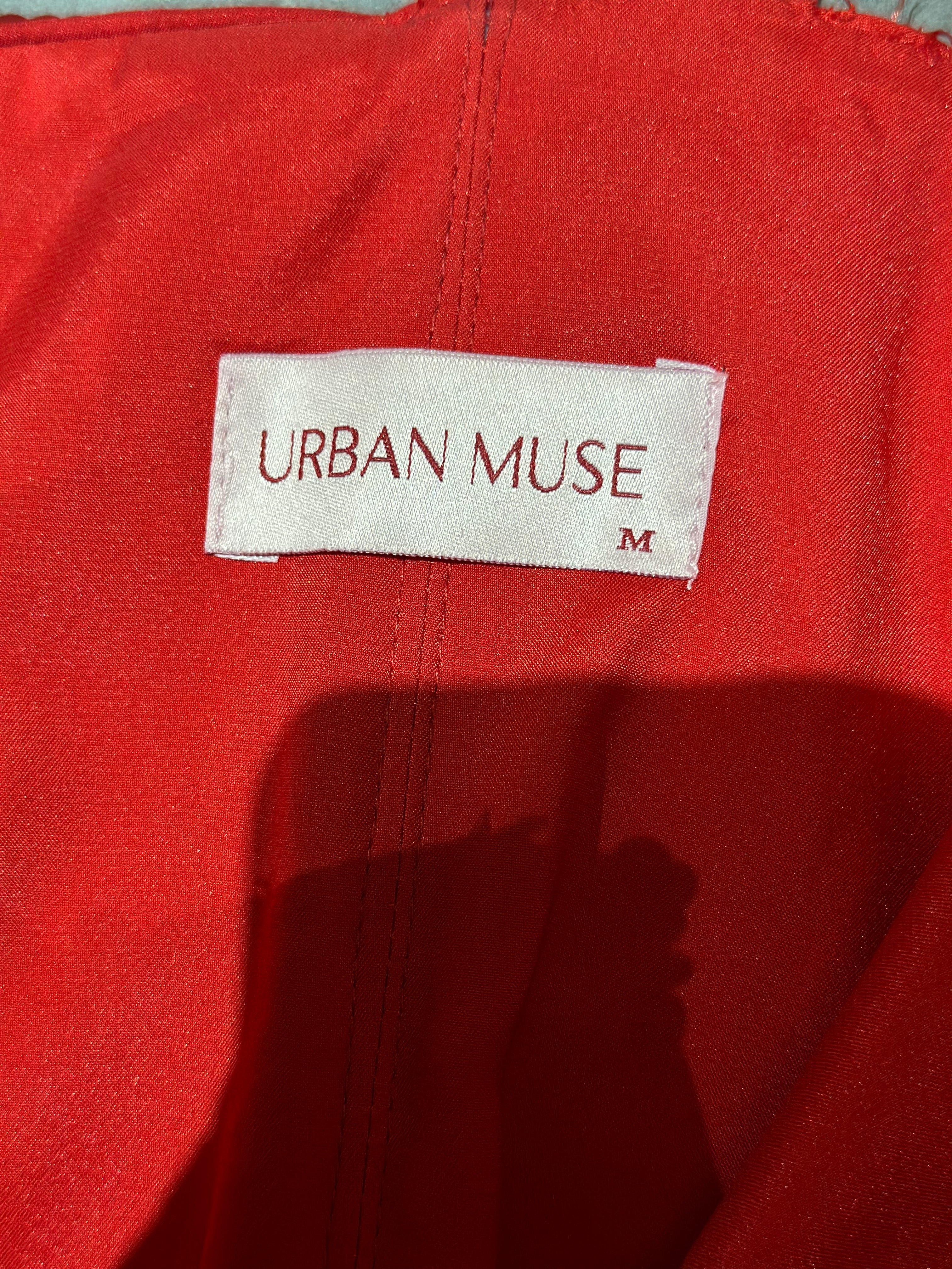Urban Muse Kırmızı Payet Elbise