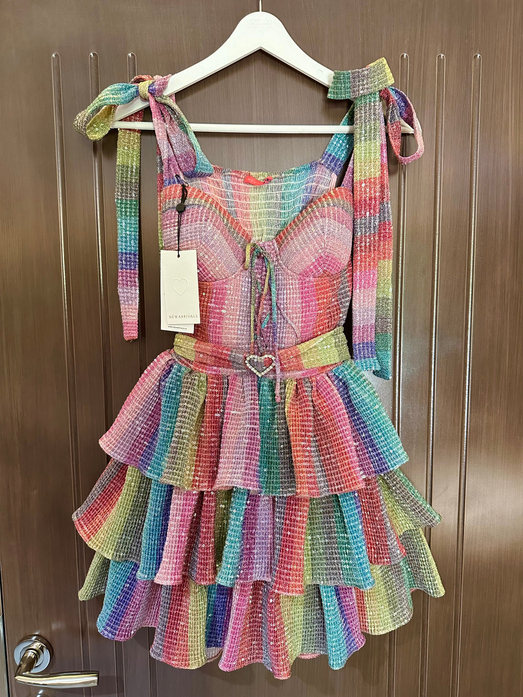 New Arrivals Lily Rose Rainbow Elbise