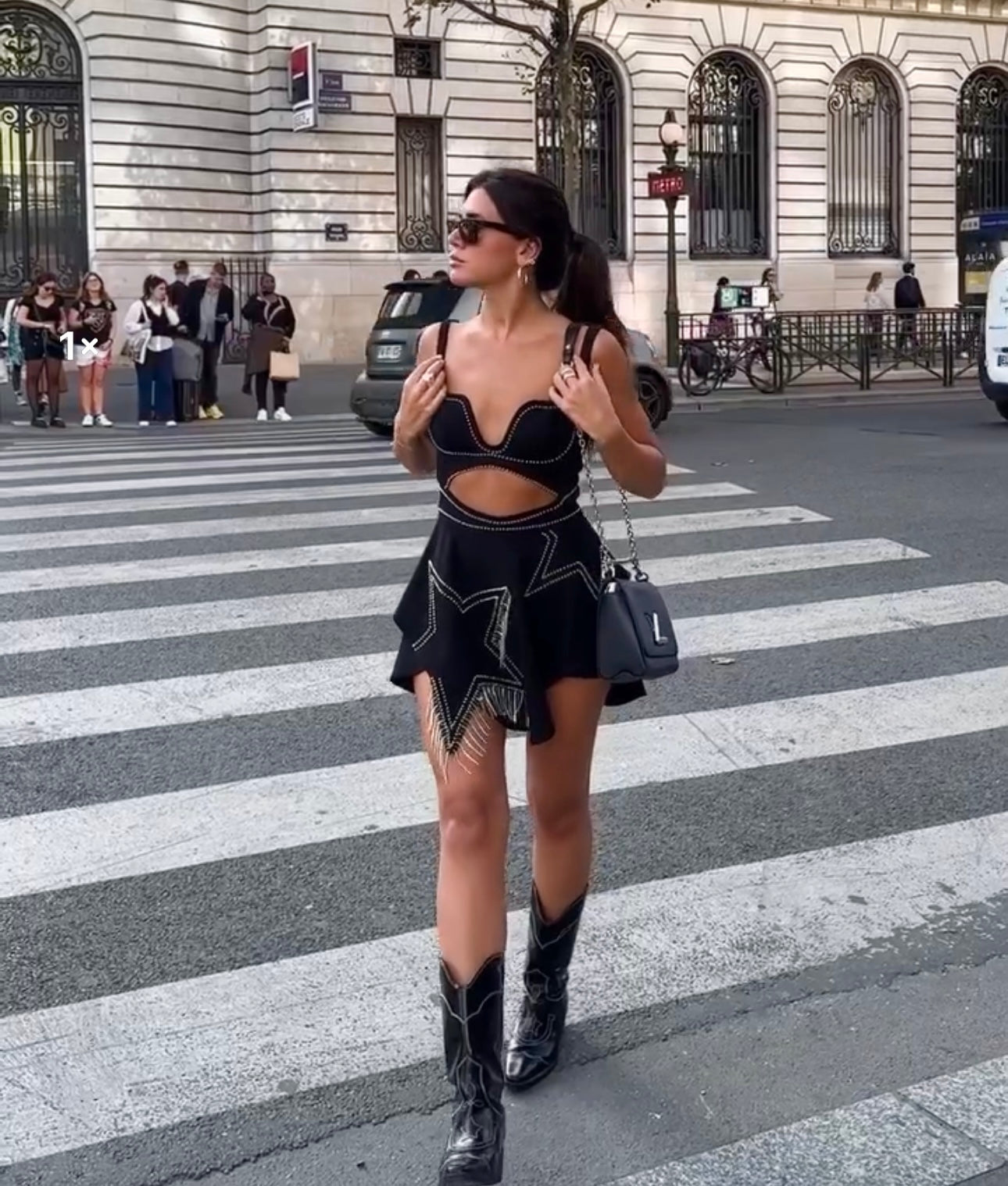 Zeynep Tosun Comed Dress Yıldızlı Elbise
