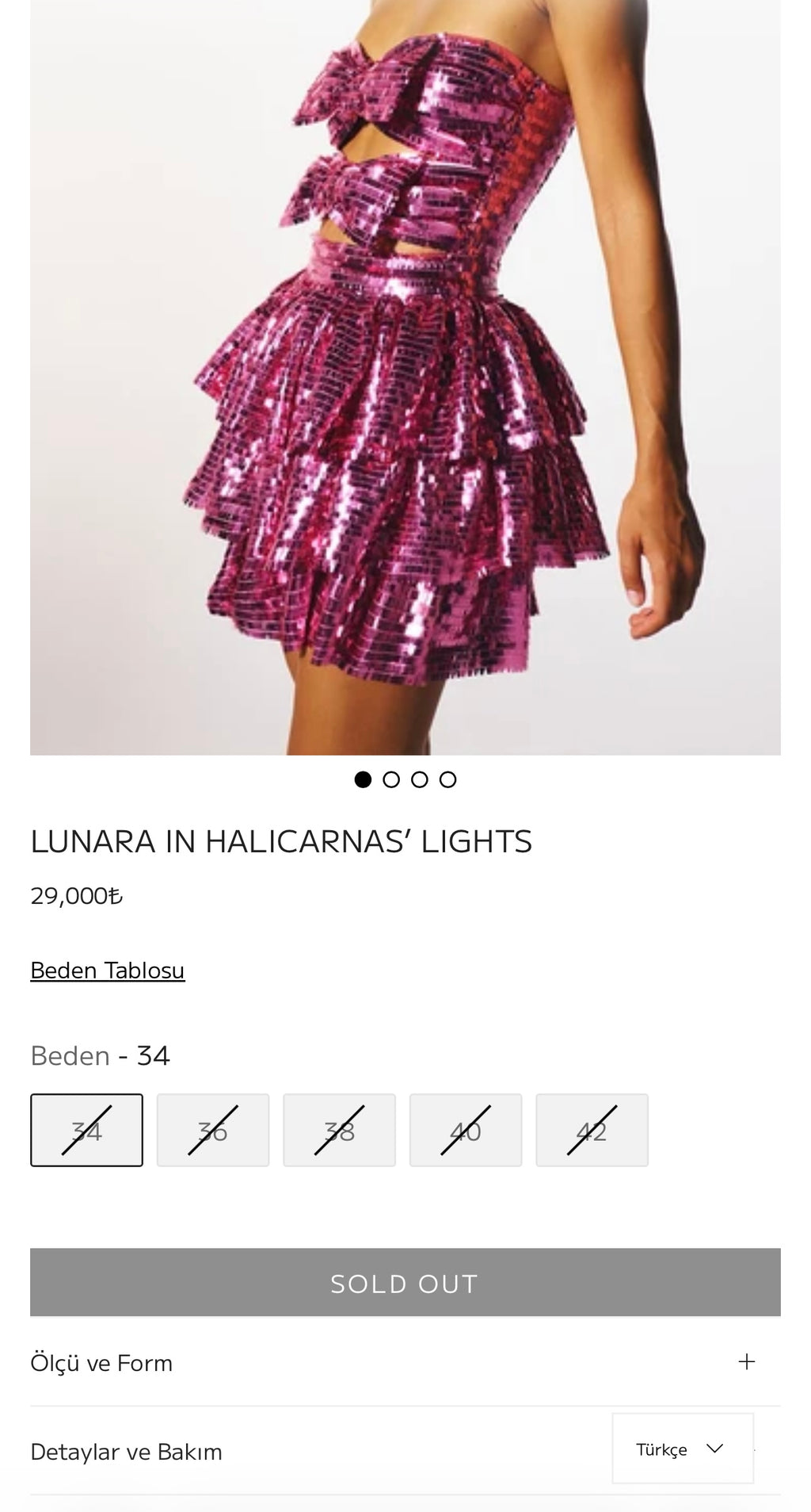 New Arrivals Lunara elbise